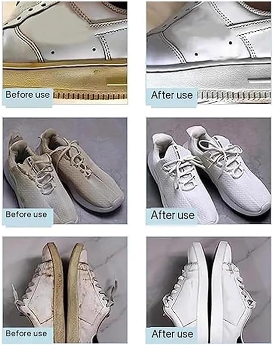 White Shoes Cleaning Cream — Restore Brilliant White in Minutes