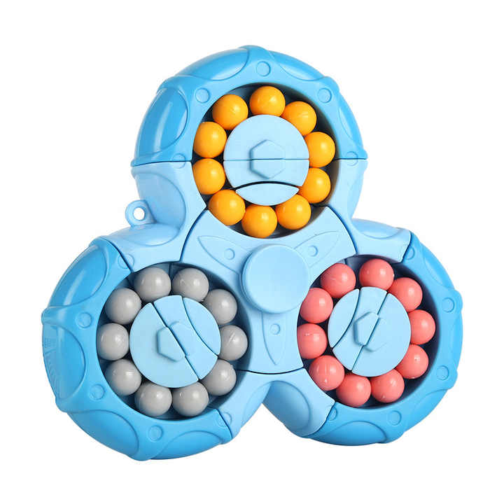 Spinner Six Sided Rotating Cube Magic Bean Puzzle